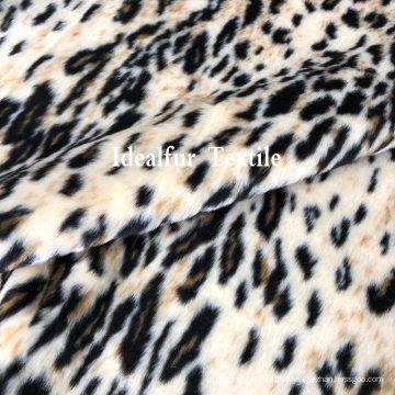 Leopard Design Jacquard Imitation Animal Fur/ Mink Faux Fur